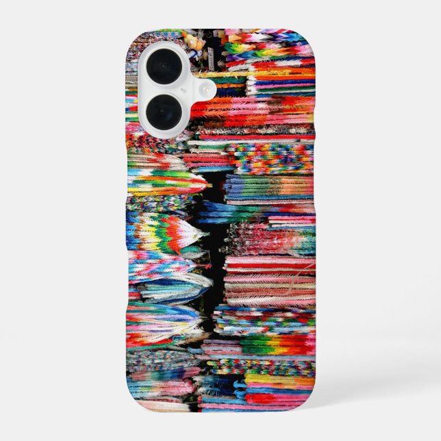 many paper cranes iPhone 16 case (Back)