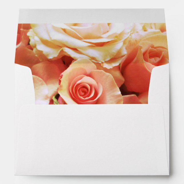 Many pink roses envelope (Back (Bottom))