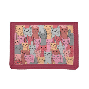 Many Red Cats Design Wallet