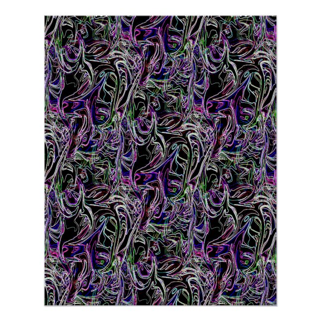 Many Strange Faces... Poster (Front)