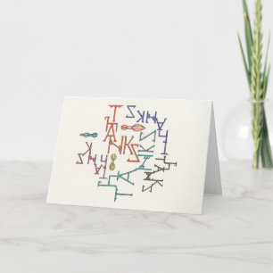 Many Thanks Card