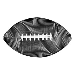 Many twisted with grey grooves on black background football