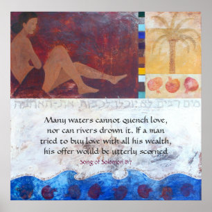 Many waters cannot quench love, n... poster
