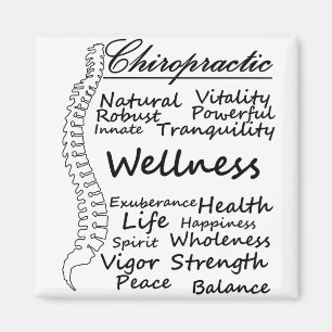 Many Ways to Say "Chiropractic" Chiropractor Gift Magnet