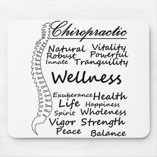 Many Ways to Say "Chiropractic" Chiropractor Gift Mouse Pad (Front)