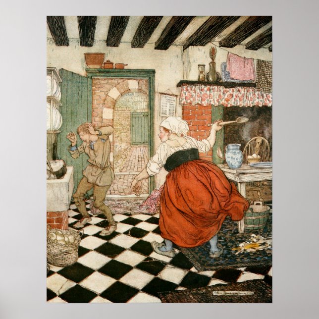 Many's The Beating He Had Poster (Front)