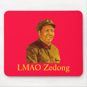 mao, LMAO Zedong Mouse Pad
