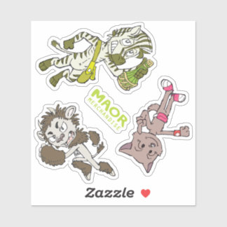 MAOR 4x4" Chibi Cast Sticker #4