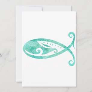 Maori Christian Fish Ocean Gift Idea Save The Date