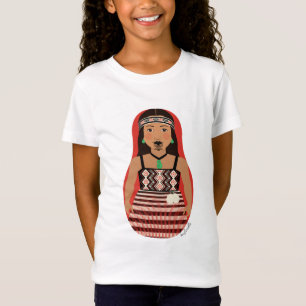 Maori Dancer Matryoshka Girls Baby Doll (Fitted) T-Shirt