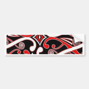 maori designs bumper sticker