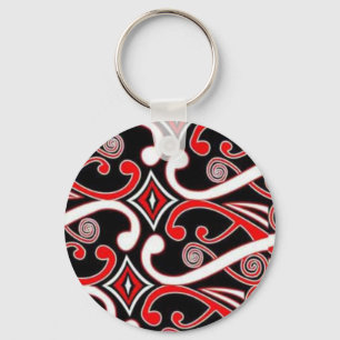 maori designs key ring