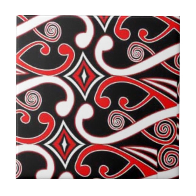 maori designs tile (Front)