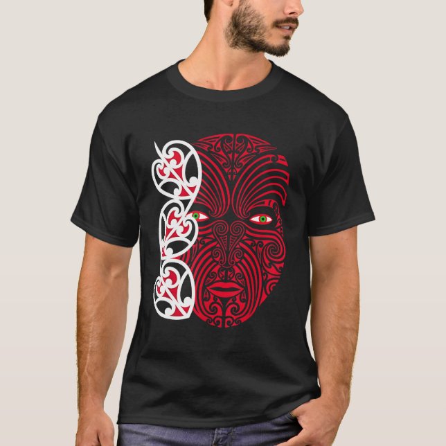 Maori face T-Shirt (Front)