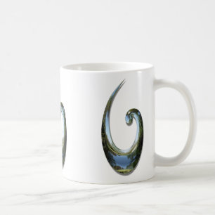 Maori Fish Hook - Chrome Coffee Mug