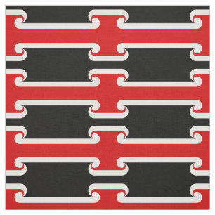 Maori Flag Fabric & Wave fashion sports NZ /Rugby