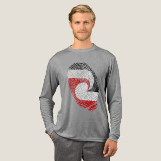 Maori flag fingerprints Tri-Blend shirt