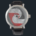 Maori flag fingerprints watch<br><div class="desc">Tino Rangatiratanga Māori sovereignty movement flag,  Maori flag fingerprints</div>