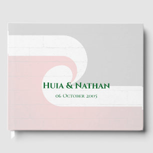 Maori Flag Guest Book   Luxurious Weddings