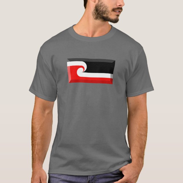 Maori Flag Jewel T-Shirt (Front)