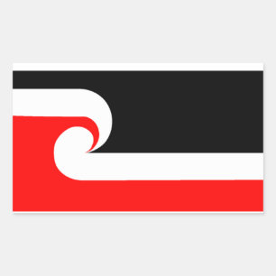 Maori Flag Rectangular Sticker