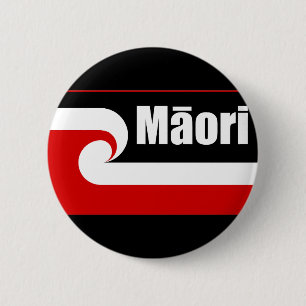 Maori flag,Tino Rangatiratanga flag, Māori 6 Cm Round Badge