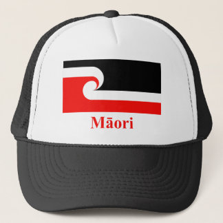 Maori Flag with Name in Maori Trucker Hat