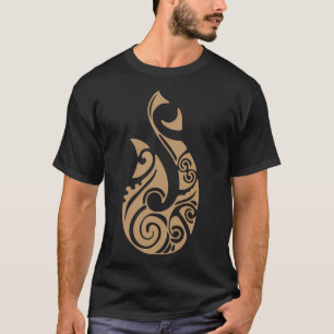 Maori Hei Matau Fishhook Tattoo Gift Idea T-Shirt