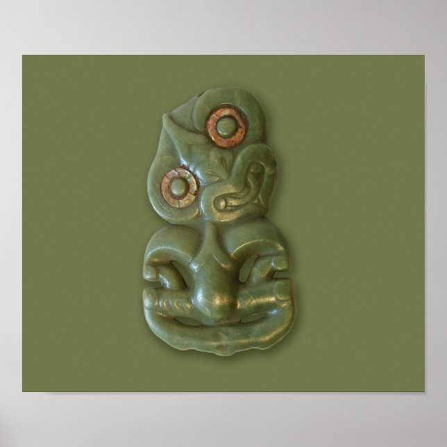 Maori Hei-Tiki Poster (Front)