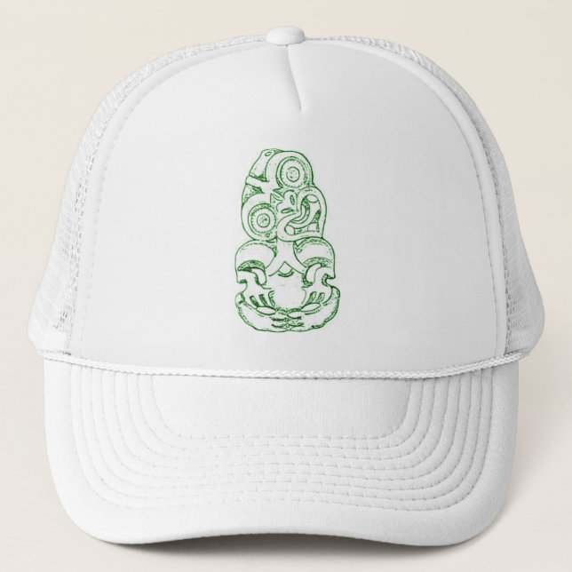 Maori Hei-Tiki Sketch Hat (Front)