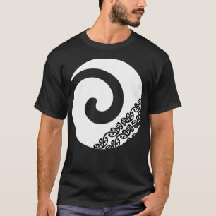 Maori Koru New Beginnings Icon White T-Shirt