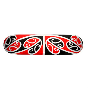 Maori Kowhaiwhai Pattern 2 - Skateboard