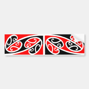 Maori Kowhaiwhai Pattern 2 Sticker