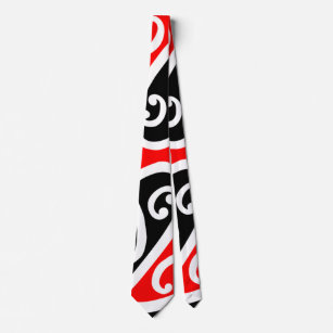 Maori Kowhaiwhai Pattern 2 Tie