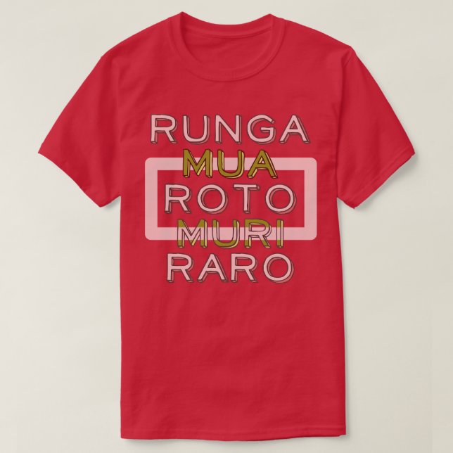Maori Language Te Reo T-Shirt (Design Front)