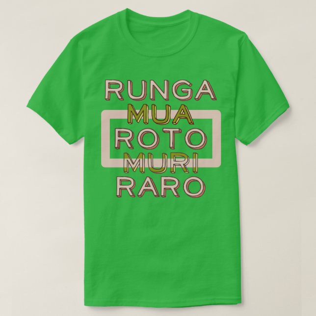 Maori Language Te Reo T-Shirt (Design Front)