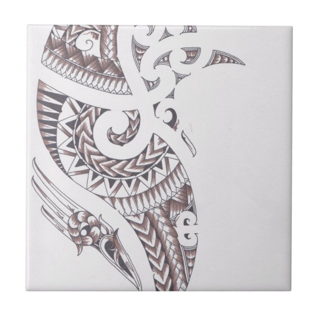 maori luxury designer tile (Front)