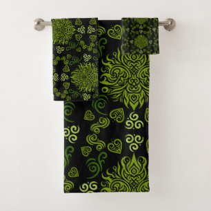 Māori New Zealand Art Bath Towel Set