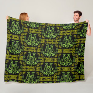 Māori New Zealand Art Fleece Blanket