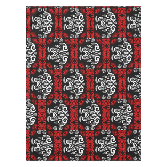 Māori New Zealand Art Tablecloth (Front)