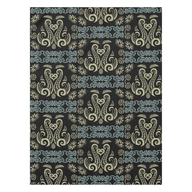 Māori New Zealand Art Tablecloth (Front)