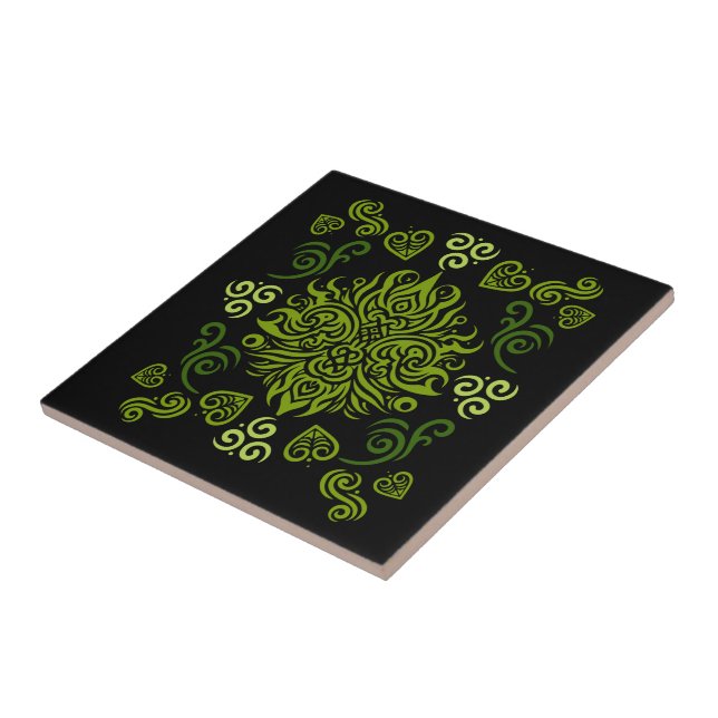 Māori New Zealand Art Tile (Side)