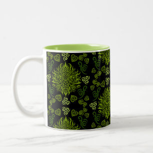 Māori New Zealand Art Two-Tone Coffee Mug