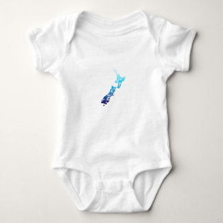 Maori New Zealand Map Tribal Tattoo Gift Idea Baby Bodysuit