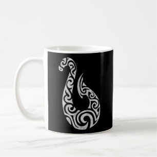 Maori New Zealand Polynesian Fish Hook Charm Coffee Mug