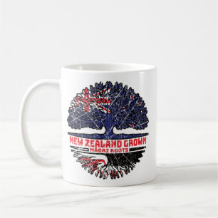 Maori New Zealander New Zealand Tree Roots Flag Coffee Mug