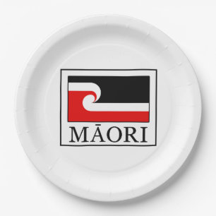 Maori Paper Plate