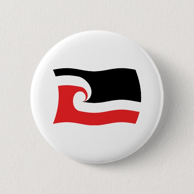 Maori People Flag Button (Front)