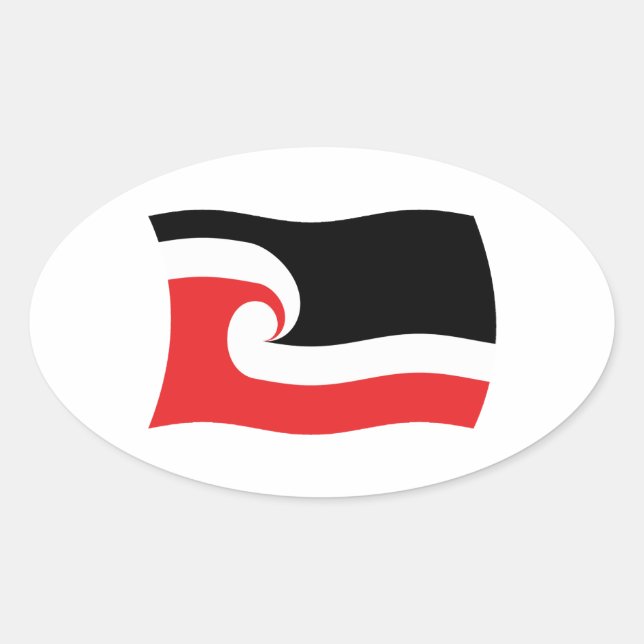 Maori People Flag Sticker (Front)