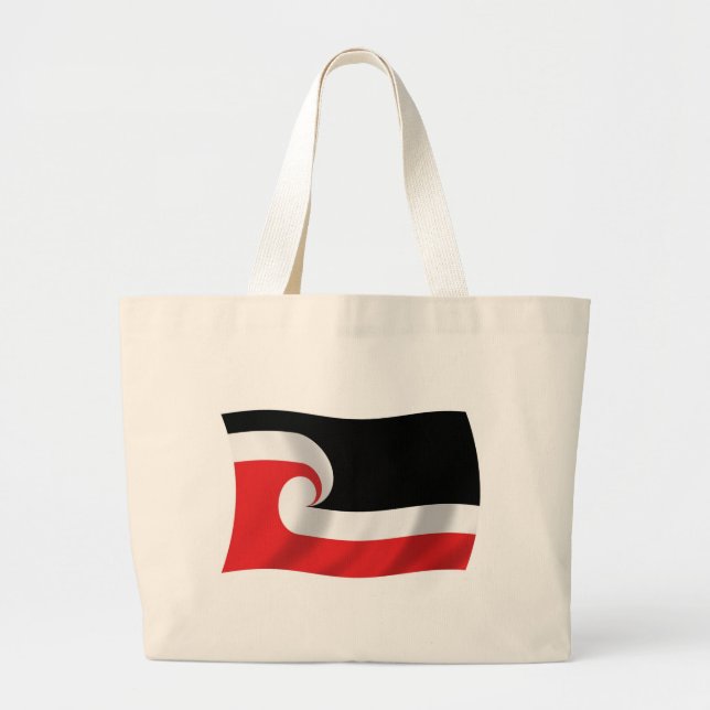 Maori People Flag Tote Bag (Front)